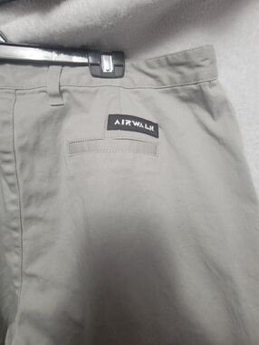 Airwalk Size 14 Wide Leg  Light Gray Chinos.